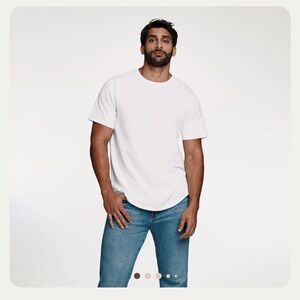 Nuuds Short sleeves curved Hem T-shirt